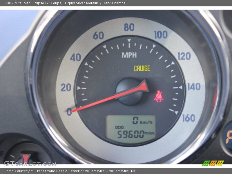 Liquid Silver Metallic / Dark Charcoal 2007 Mitsubishi Eclipse GS Coupe