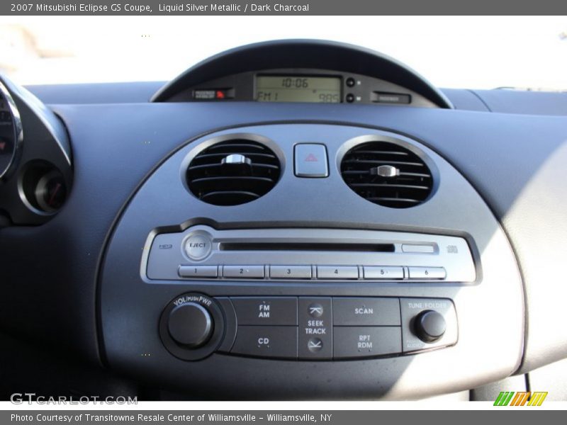 Liquid Silver Metallic / Dark Charcoal 2007 Mitsubishi Eclipse GS Coupe