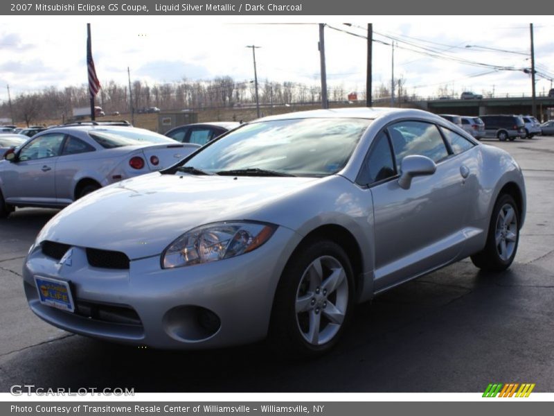 Liquid Silver Metallic / Dark Charcoal 2007 Mitsubishi Eclipse GS Coupe