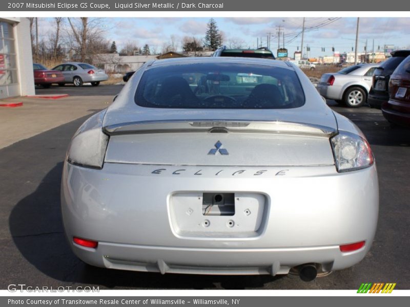 Liquid Silver Metallic / Dark Charcoal 2007 Mitsubishi Eclipse GS Coupe