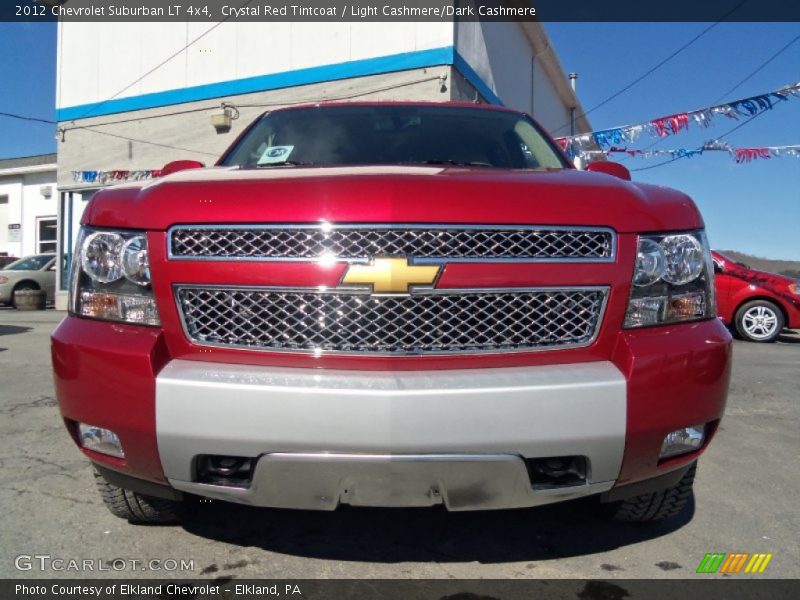 Crystal Red Tintcoat / Light Cashmere/Dark Cashmere 2012 Chevrolet Suburban LT 4x4