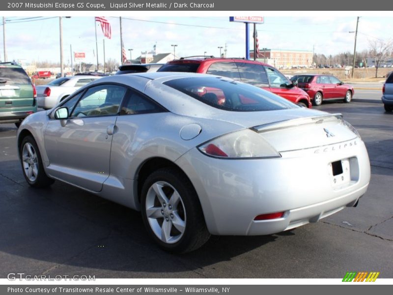 Liquid Silver Metallic / Dark Charcoal 2007 Mitsubishi Eclipse GS Coupe