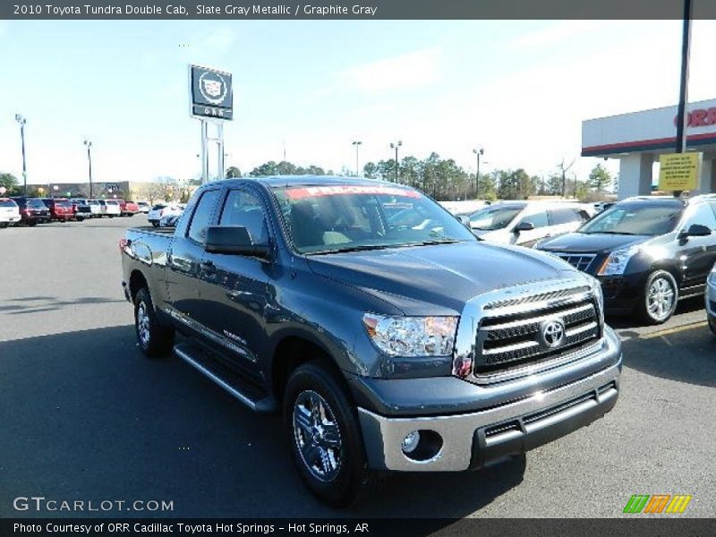 Slate Gray Metallic / Graphite Gray 2010 Toyota Tundra Double Cab