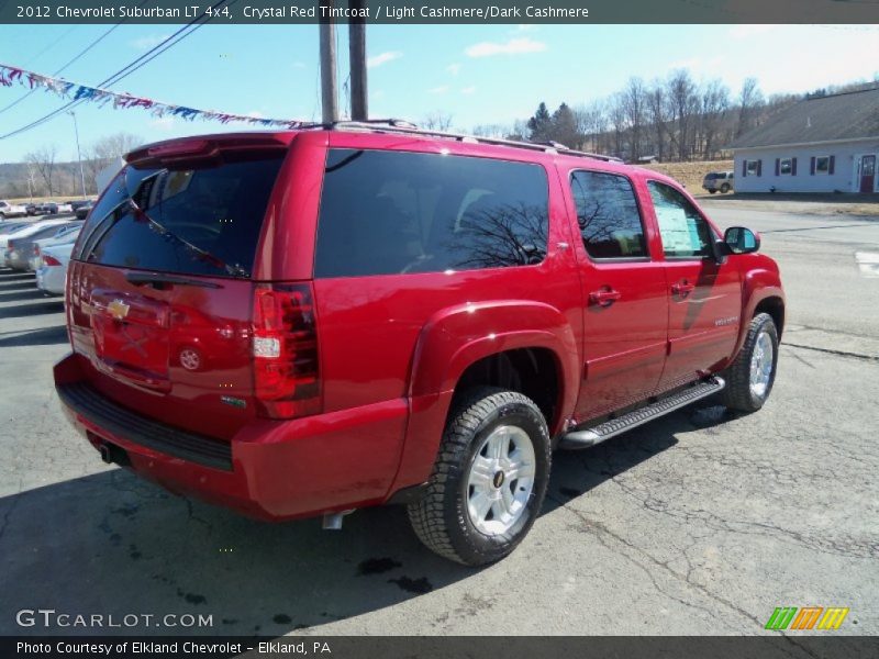 Crystal Red Tintcoat / Light Cashmere/Dark Cashmere 2012 Chevrolet Suburban LT 4x4