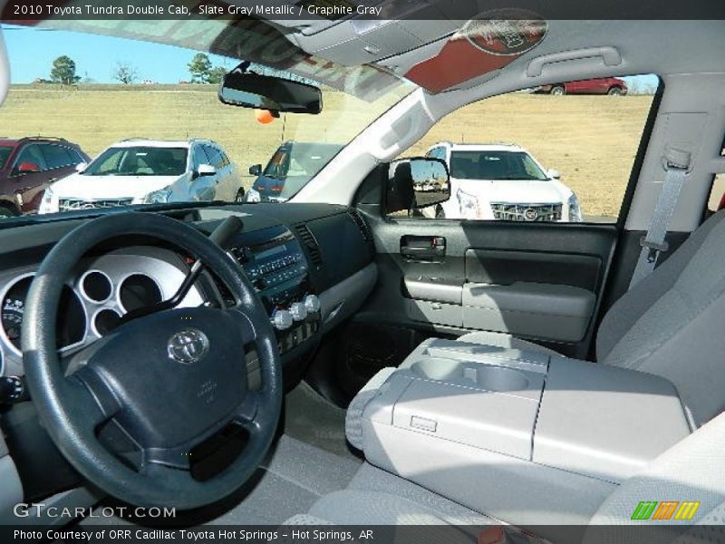 Slate Gray Metallic / Graphite Gray 2010 Toyota Tundra Double Cab