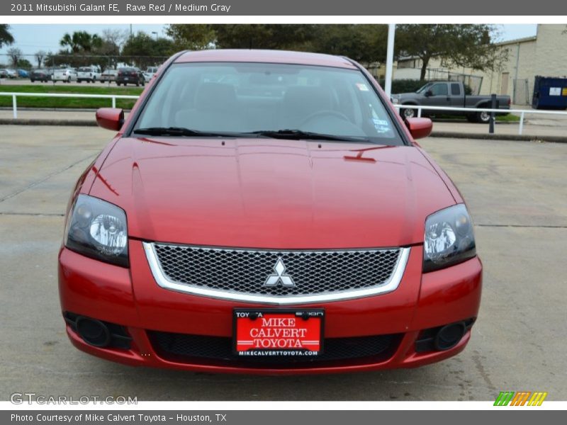 Rave Red / Medium Gray 2011 Mitsubishi Galant FE