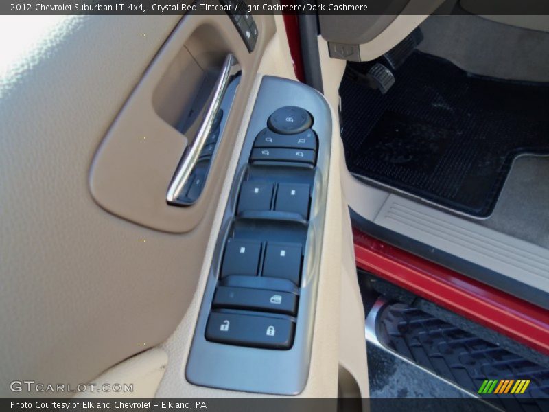 Crystal Red Tintcoat / Light Cashmere/Dark Cashmere 2012 Chevrolet Suburban LT 4x4