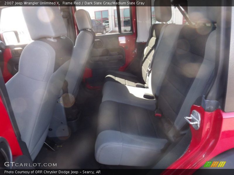 Flame Red / Dark Slate Gray/Medium Slate Gray 2007 Jeep Wrangler Unlimited X