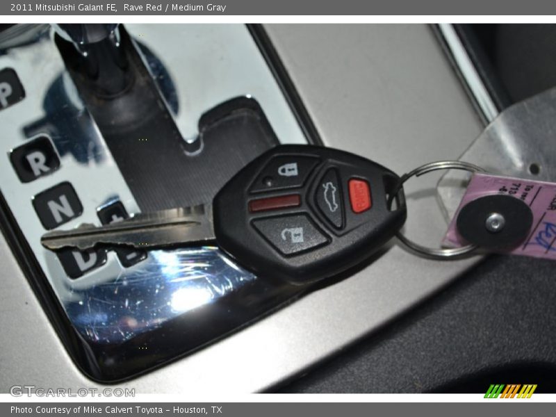 Keys of 2011 Galant FE