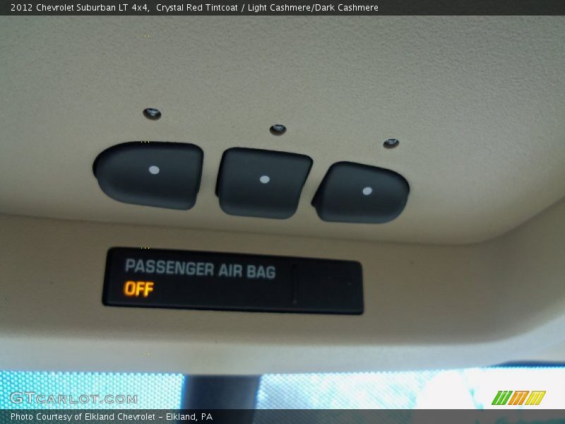 Crystal Red Tintcoat / Light Cashmere/Dark Cashmere 2012 Chevrolet Suburban LT 4x4