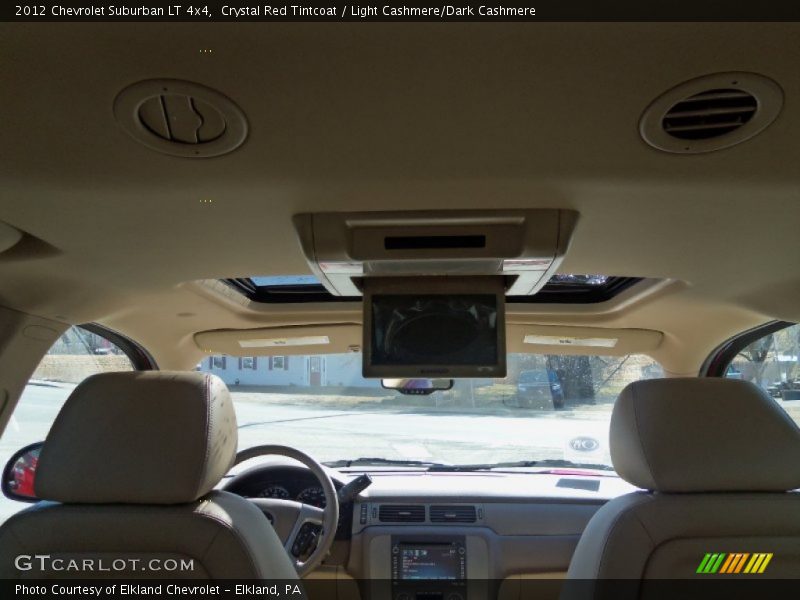 Crystal Red Tintcoat / Light Cashmere/Dark Cashmere 2012 Chevrolet Suburban LT 4x4