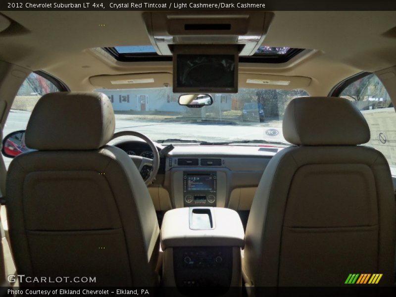 Crystal Red Tintcoat / Light Cashmere/Dark Cashmere 2012 Chevrolet Suburban LT 4x4