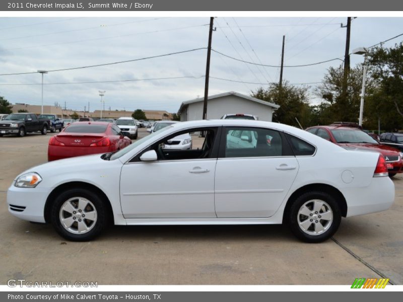 Summit White / Ebony 2011 Chevrolet Impala LS