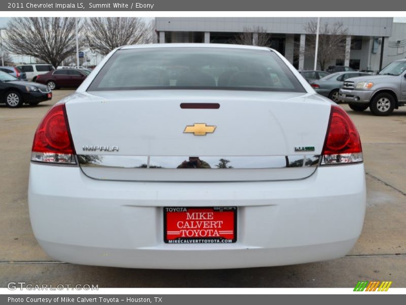 Summit White / Ebony 2011 Chevrolet Impala LS