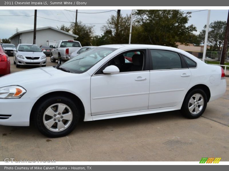 Summit White / Ebony 2011 Chevrolet Impala LS