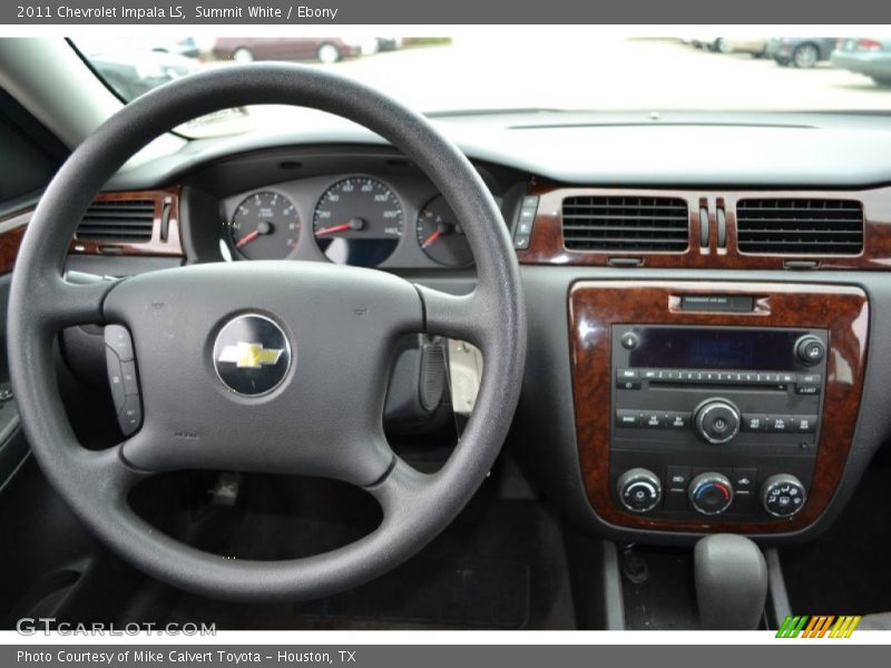 Summit White / Ebony 2011 Chevrolet Impala LS