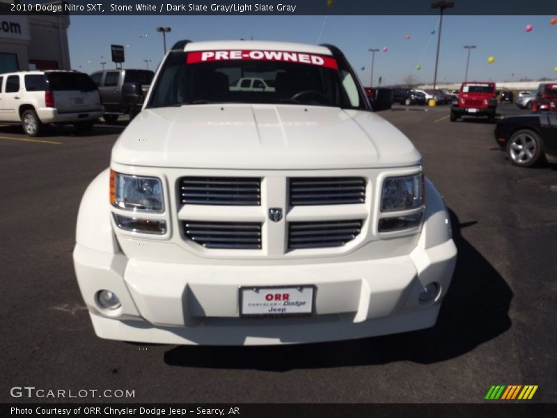 Stone White / Dark Slate Gray/Light Slate Gray 2010 Dodge Nitro SXT