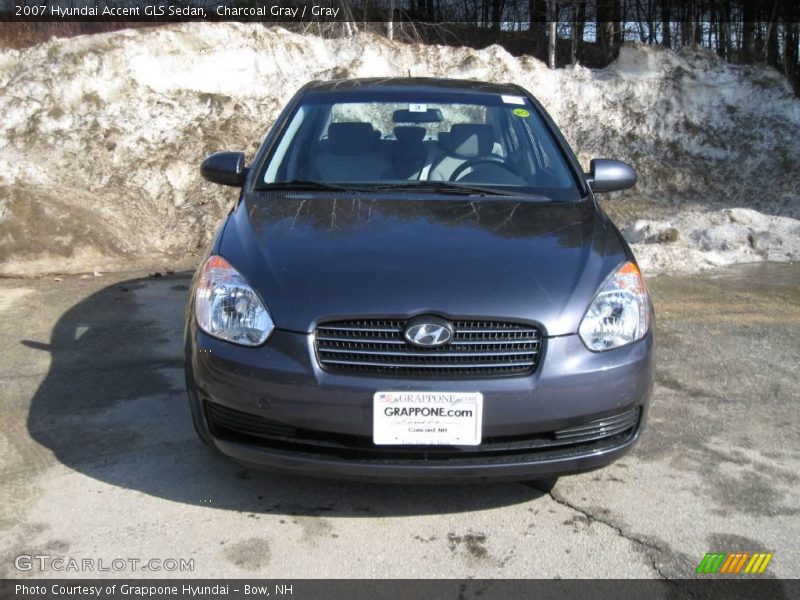 Charcoal Gray / Gray 2007 Hyundai Accent GLS Sedan