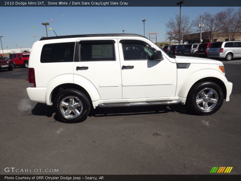 Stone White / Dark Slate Gray/Light Slate Gray 2010 Dodge Nitro SXT