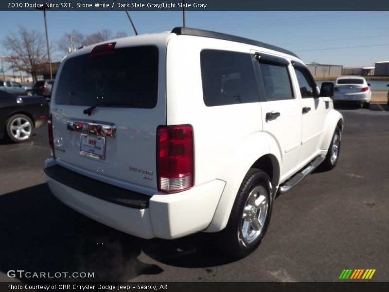 Stone White / Dark Slate Gray/Light Slate Gray 2010 Dodge Nitro SXT