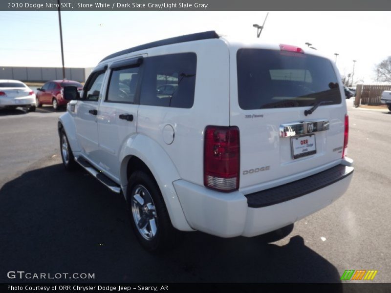 Stone White / Dark Slate Gray/Light Slate Gray 2010 Dodge Nitro SXT