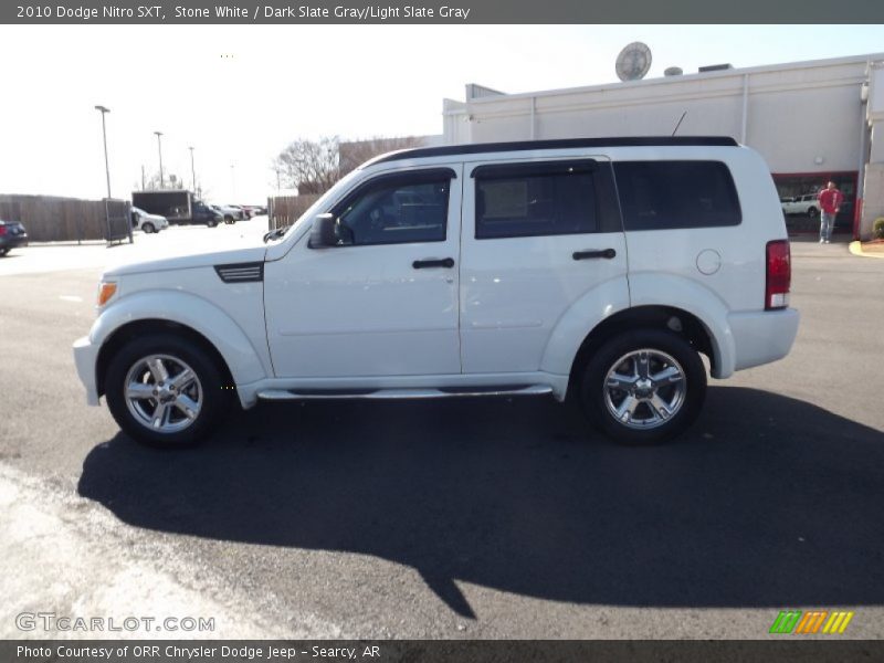 Stone White / Dark Slate Gray/Light Slate Gray 2010 Dodge Nitro SXT