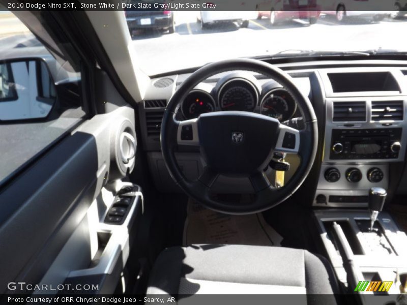 Stone White / Dark Slate Gray/Light Slate Gray 2010 Dodge Nitro SXT