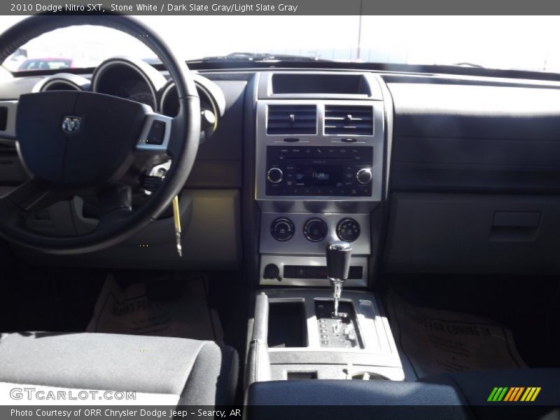 Stone White / Dark Slate Gray/Light Slate Gray 2010 Dodge Nitro SXT