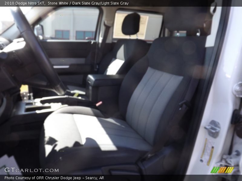 Stone White / Dark Slate Gray/Light Slate Gray 2010 Dodge Nitro SXT