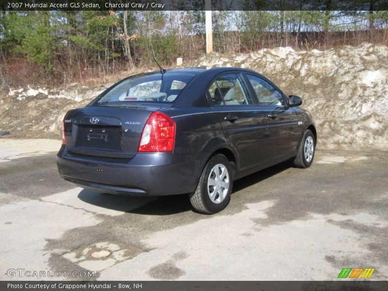 Charcoal Gray / Gray 2007 Hyundai Accent GLS Sedan