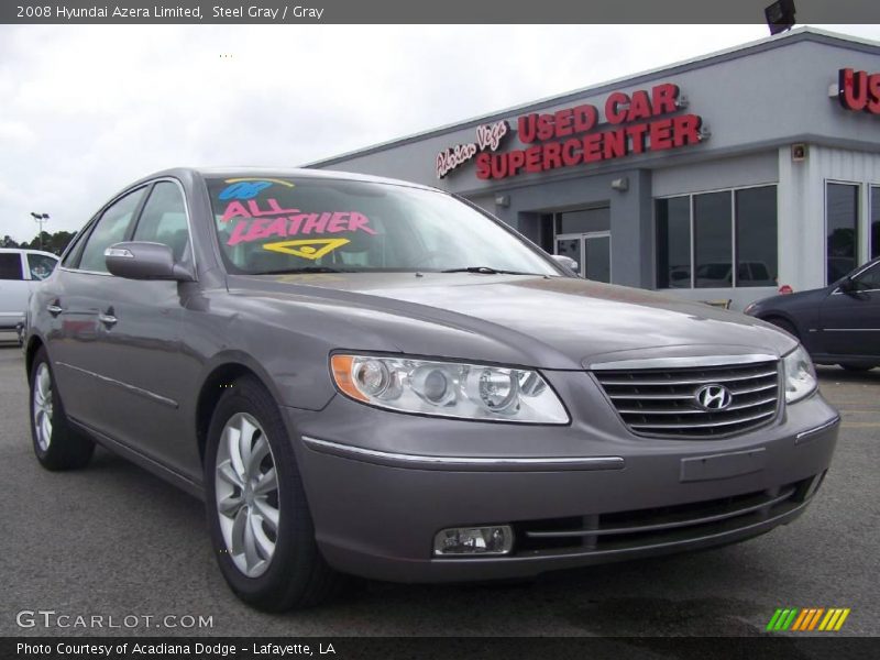 Steel Gray / Gray 2008 Hyundai Azera Limited