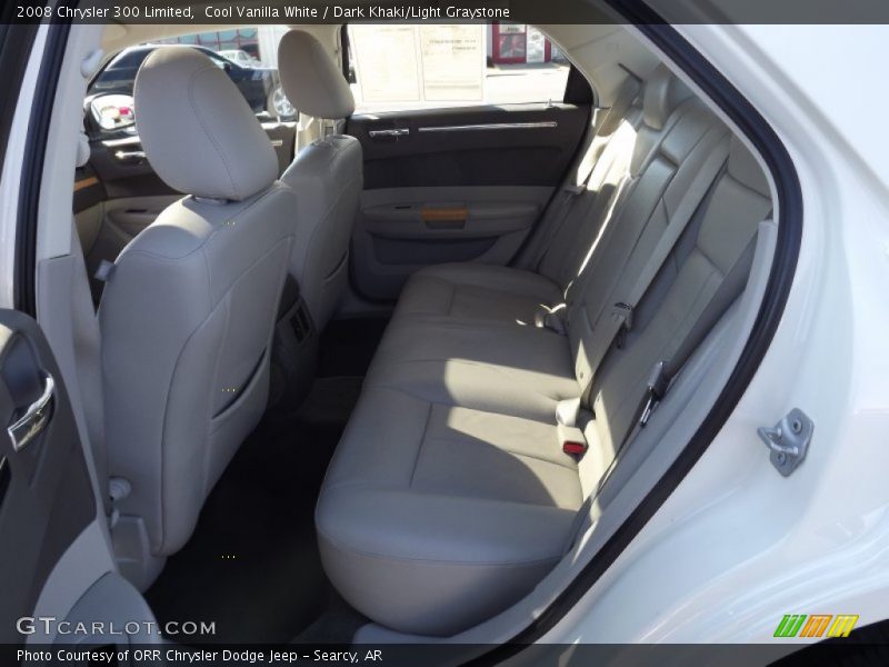 Cool Vanilla White / Dark Khaki/Light Graystone 2008 Chrysler 300 Limited