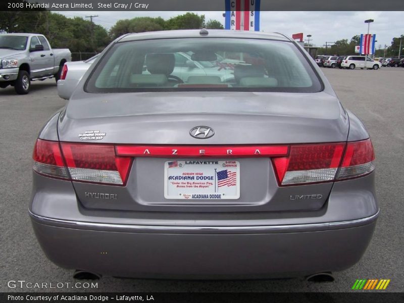 Steel Gray / Gray 2008 Hyundai Azera Limited