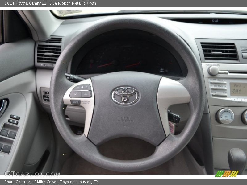 Blue Ribbon Metallic / Ash 2011 Toyota Camry LE