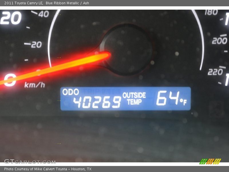 Blue Ribbon Metallic / Ash 2011 Toyota Camry LE