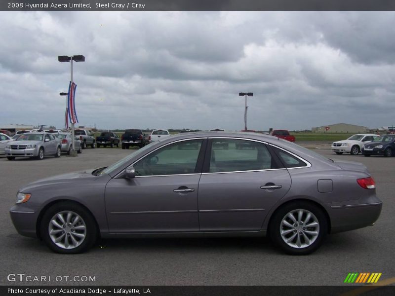 Steel Gray / Gray 2008 Hyundai Azera Limited
