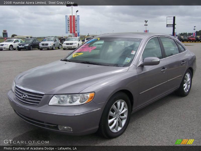 Steel Gray / Gray 2008 Hyundai Azera Limited