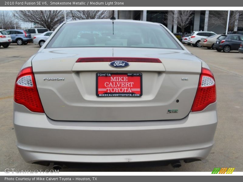 Smokestone Metallic / Medium Light Stone 2010 Ford Fusion SE V6