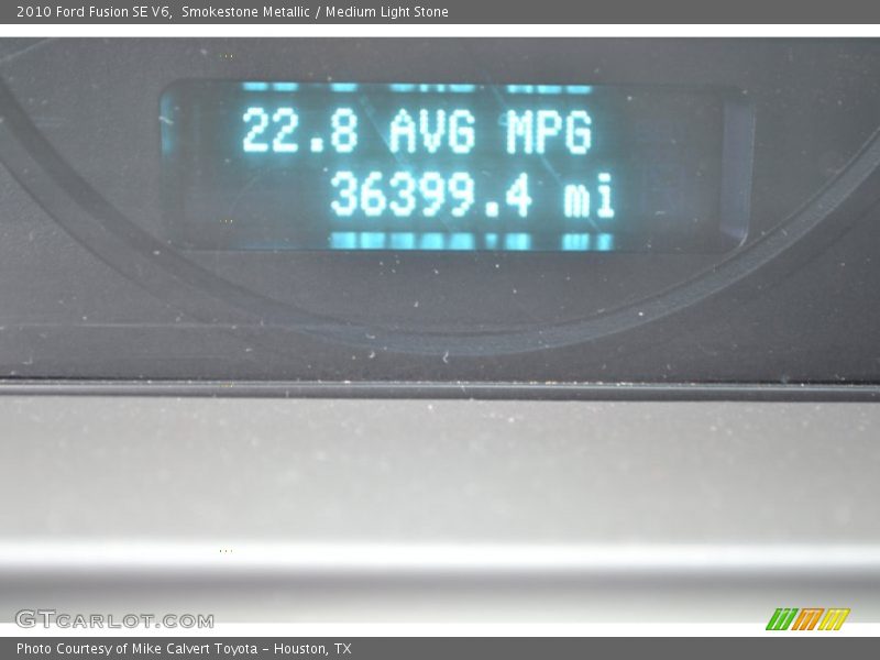 Smokestone Metallic / Medium Light Stone 2010 Ford Fusion SE V6