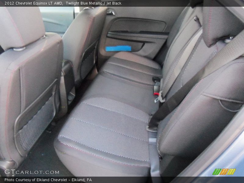 Twilight Blue Metallic / Jet Black 2012 Chevrolet Equinox LT AWD