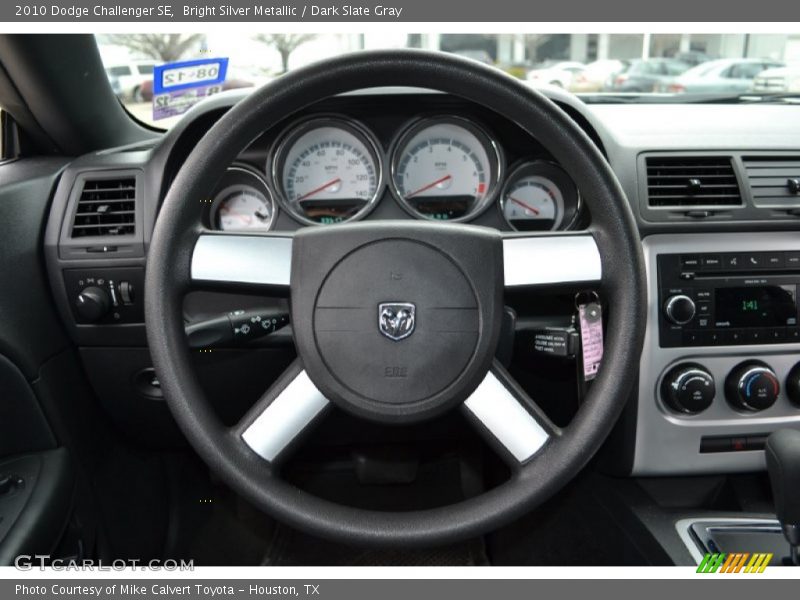 Bright Silver Metallic / Dark Slate Gray 2010 Dodge Challenger SE