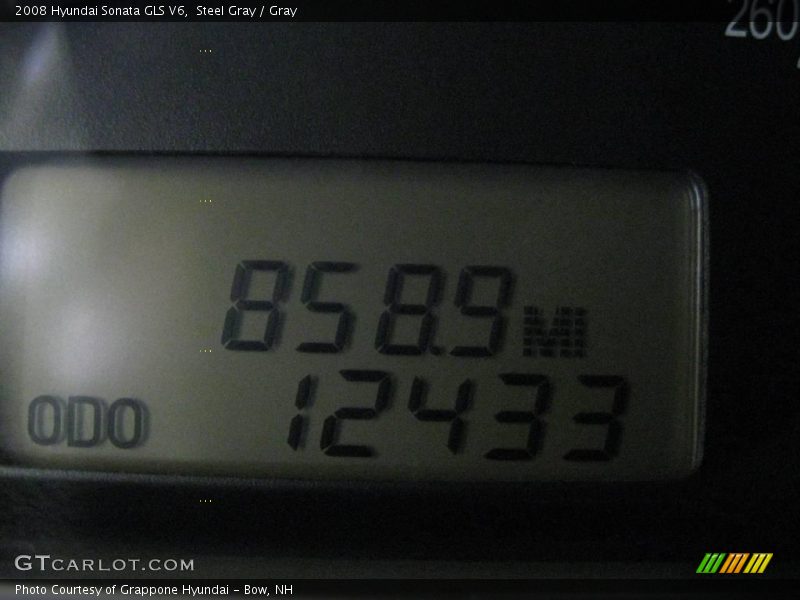 Steel Gray / Gray 2008 Hyundai Sonata GLS V6