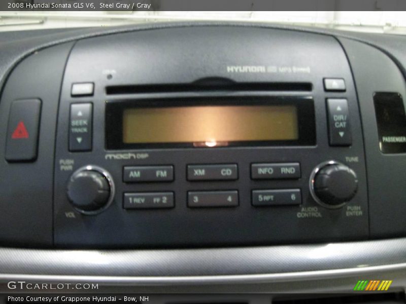Steel Gray / Gray 2008 Hyundai Sonata GLS V6