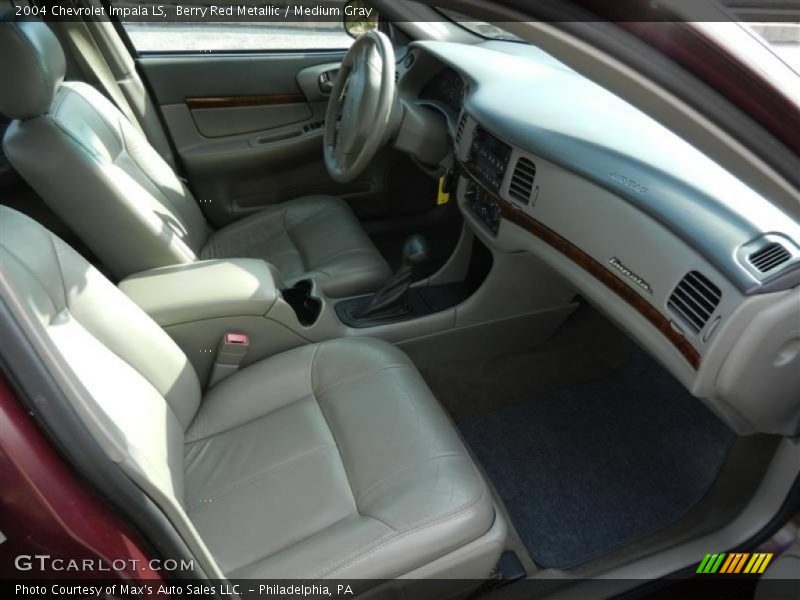 Berry Red Metallic / Medium Gray 2004 Chevrolet Impala LS