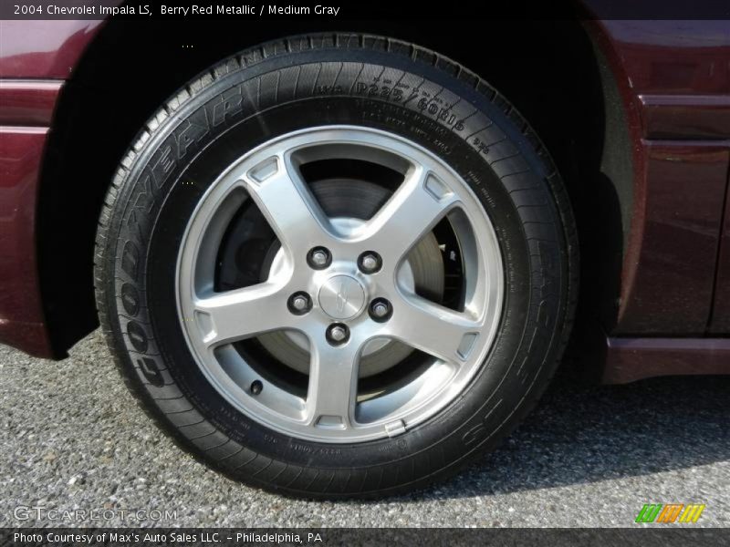 Berry Red Metallic / Medium Gray 2004 Chevrolet Impala LS