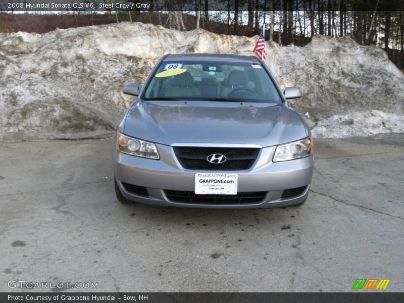 Steel Gray / Gray 2008 Hyundai Sonata GLS V6