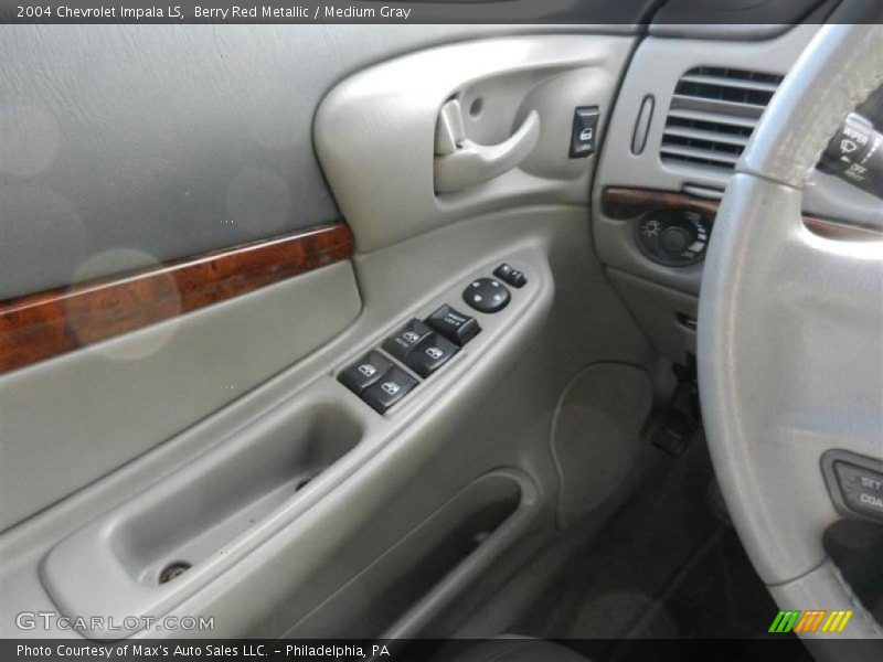 Berry Red Metallic / Medium Gray 2004 Chevrolet Impala LS