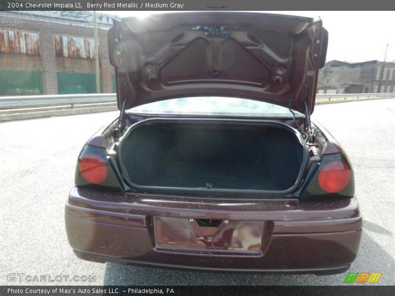 Berry Red Metallic / Medium Gray 2004 Chevrolet Impala LS