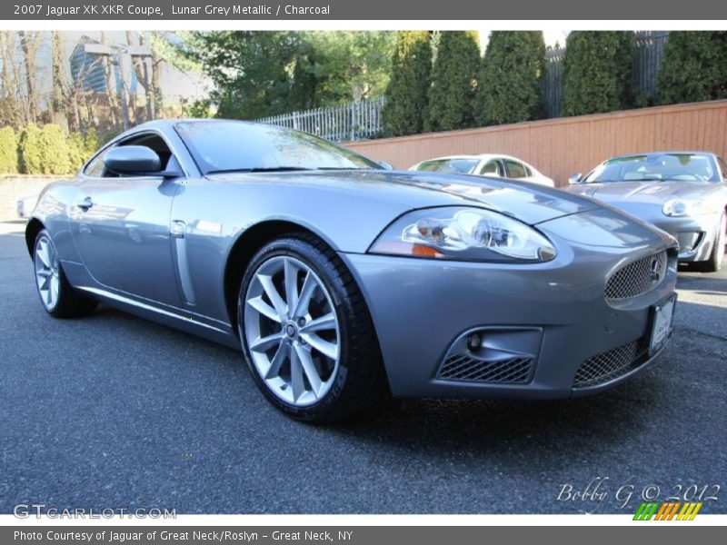 Lunar Grey Metallic / Charcoal 2007 Jaguar XK XKR Coupe