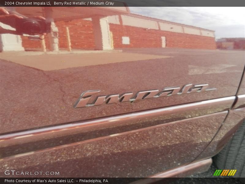 Berry Red Metallic / Medium Gray 2004 Chevrolet Impala LS